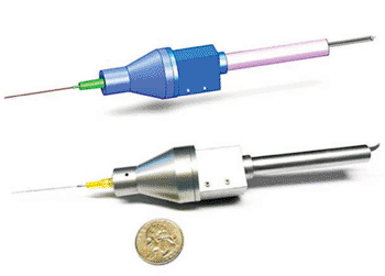 Image: The CAD model and prototype of the SMART fiber-optic-sensor-based microsurgical tool (Photo courtesy Dr. of Cheol Song, Johns Hopkins University).
